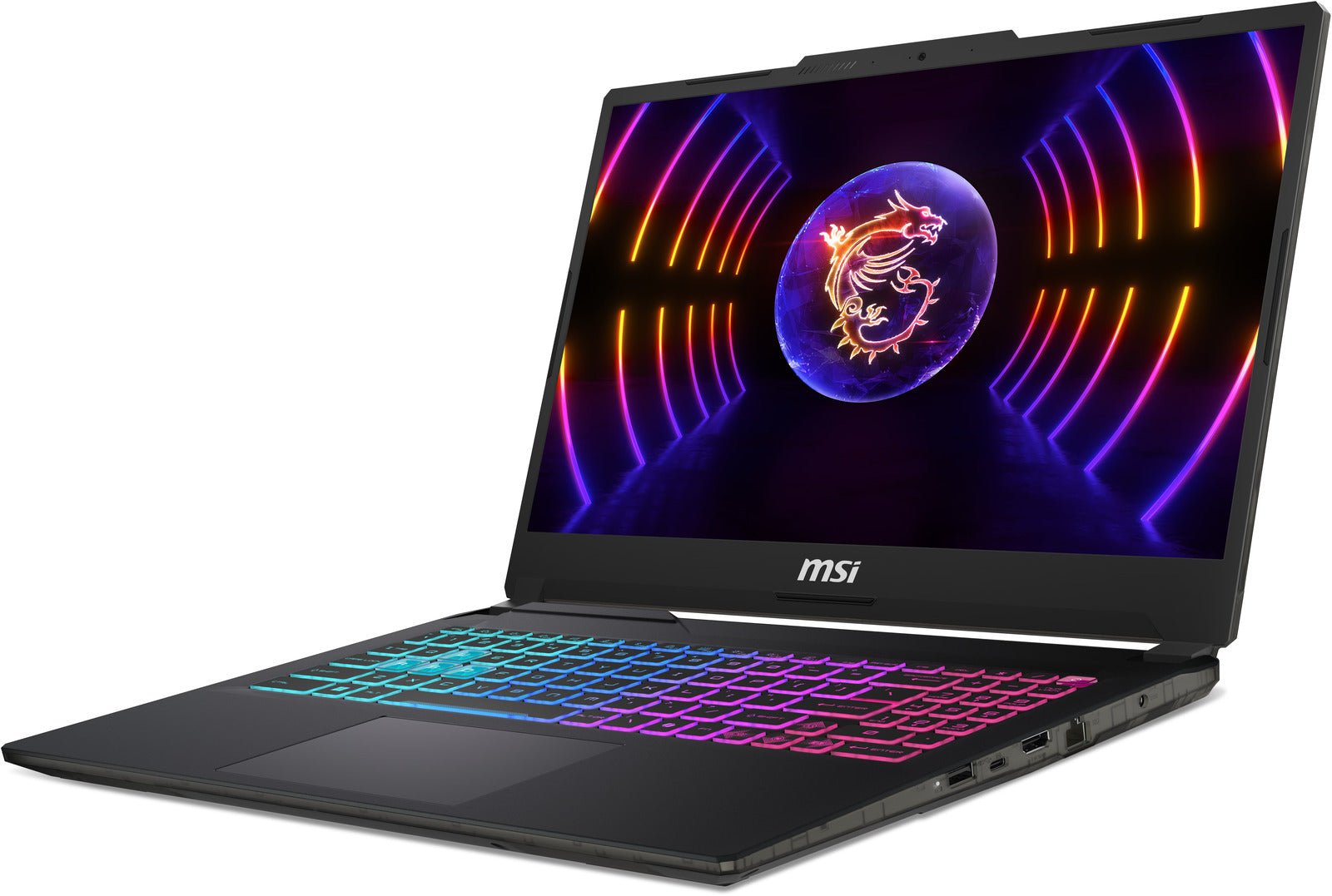 MSI Cyborg 15 A13V refurbished gaming laptop met RTX 4060 en QWERTY toetsenbord