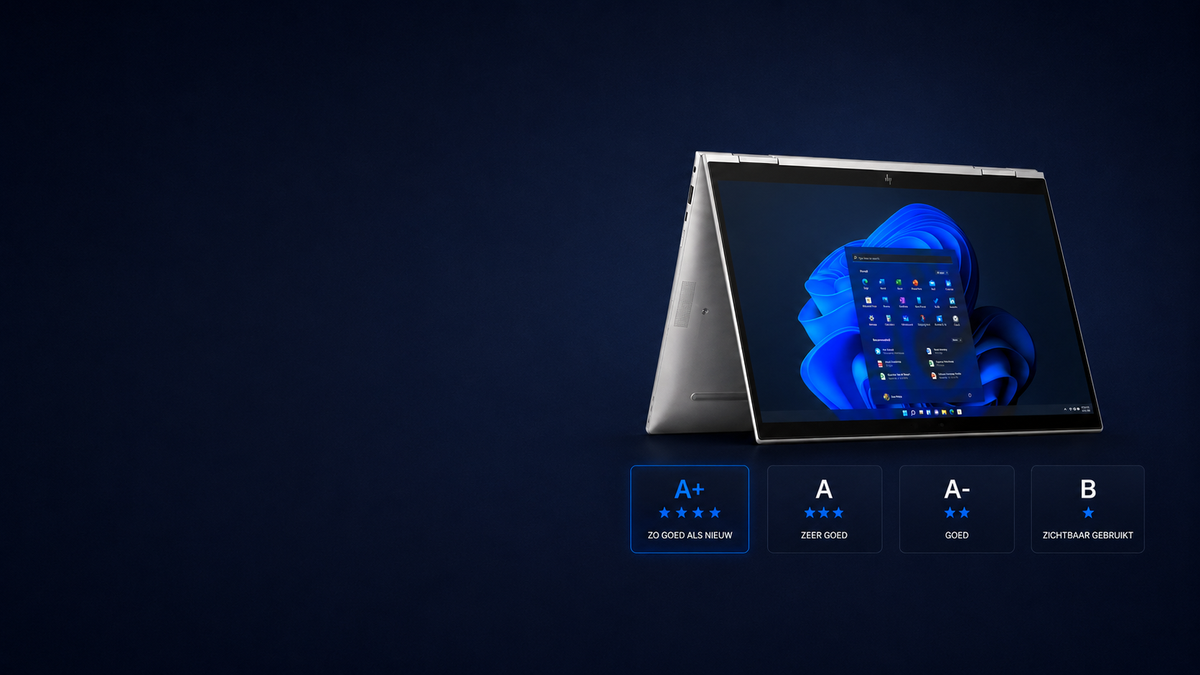 Kies de uiterlijke staat van je refurbished laptop