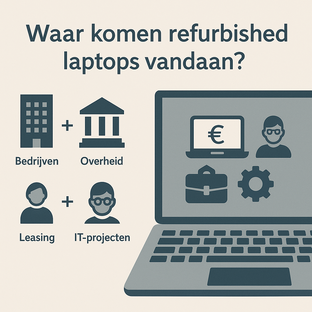 Waar komen refurbished laptops vandaan?