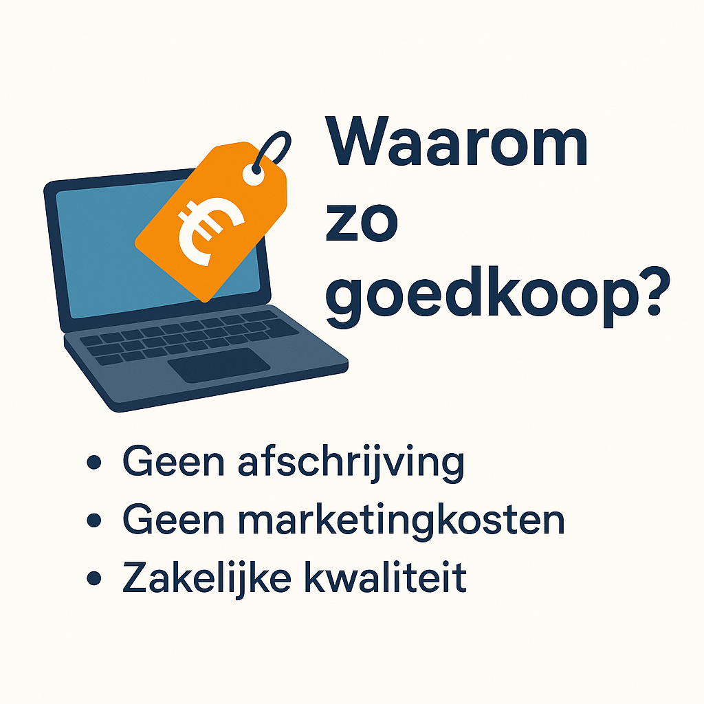 Waarom zijn refurbished laptops zo goedkoop?