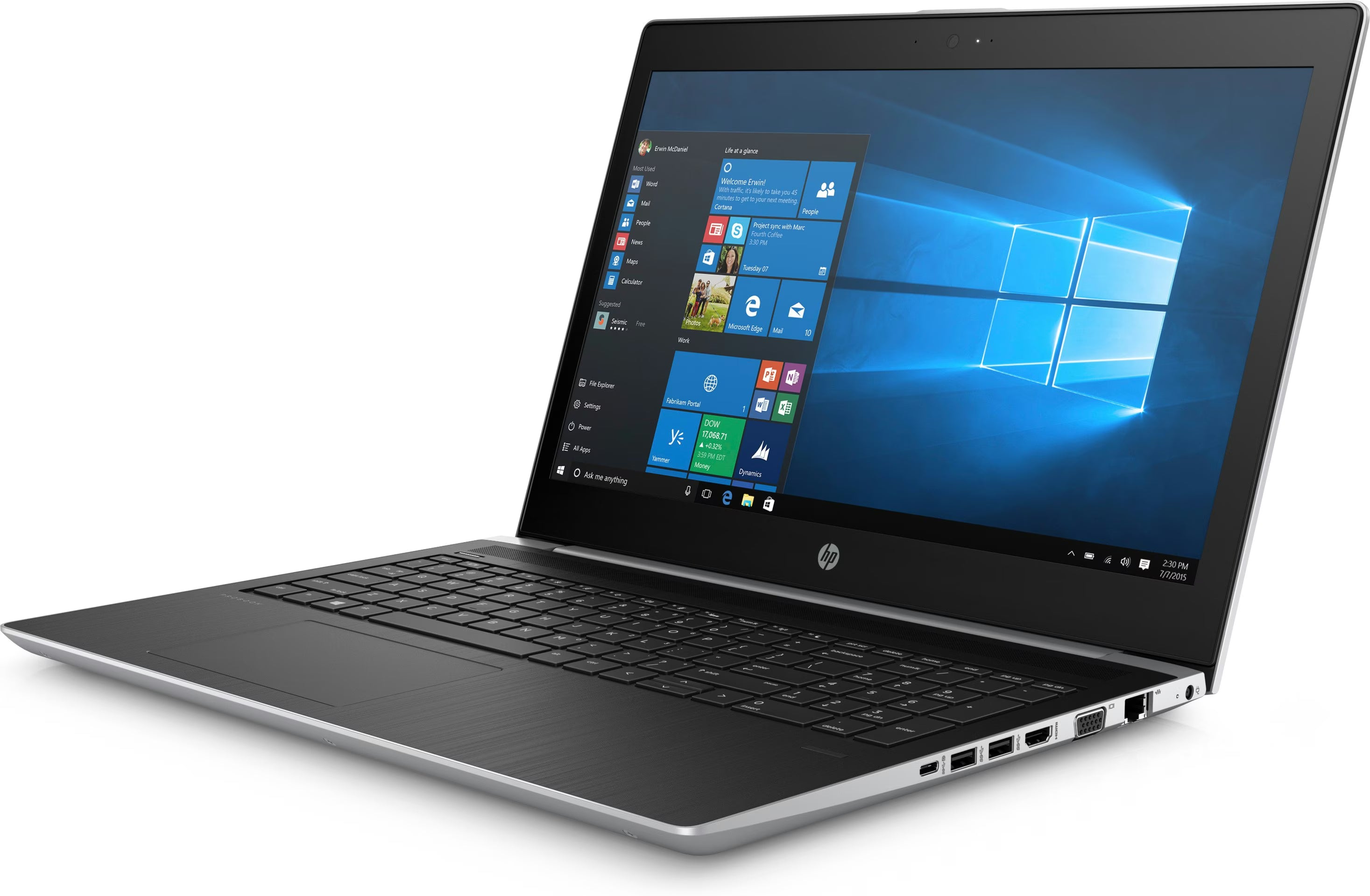 HP Probook 450 G5 refurbished laptop i7-8550U 15,6" AZERTY