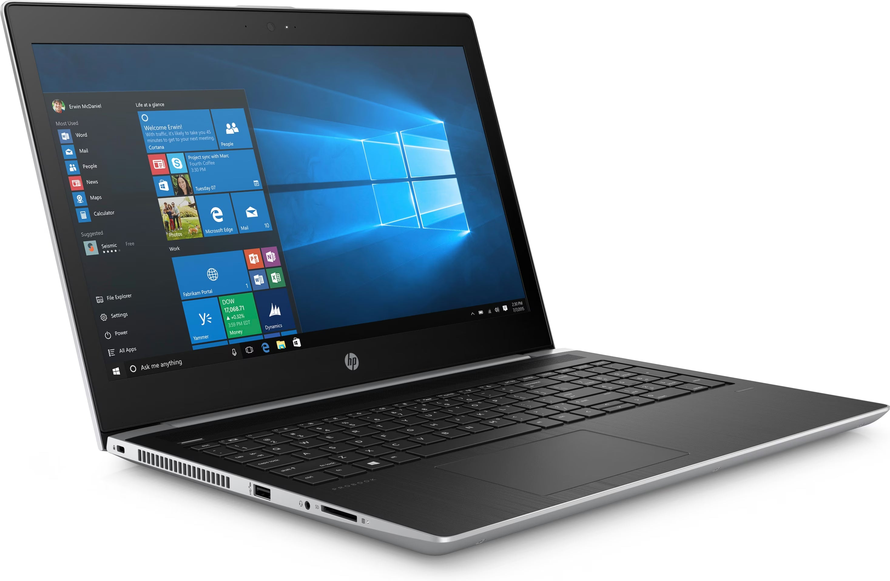 HP Probook 450 G5 refurbished laptop i7-8550U 15,6" AZERTY